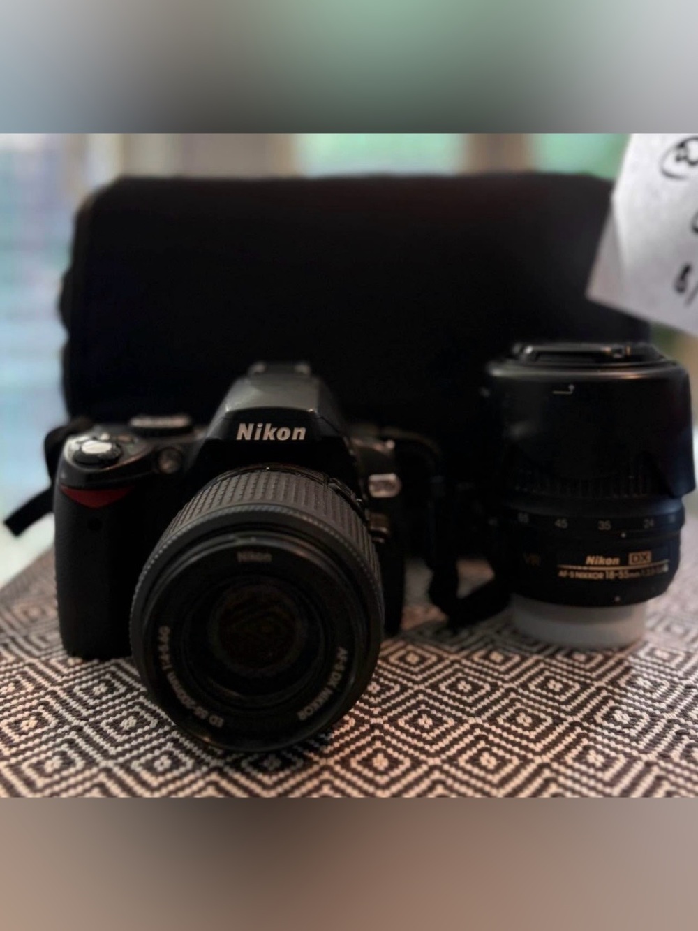 Nikon D40X digital camera black (2 lenses) DSLR camera